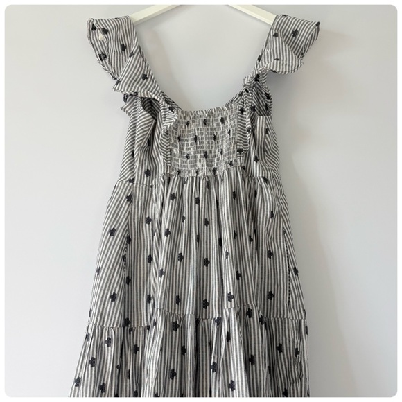 NWT Anthropologie Pilcro Flutter-Sleeve Tiered Midi Dress, S - Picture 11 of 16